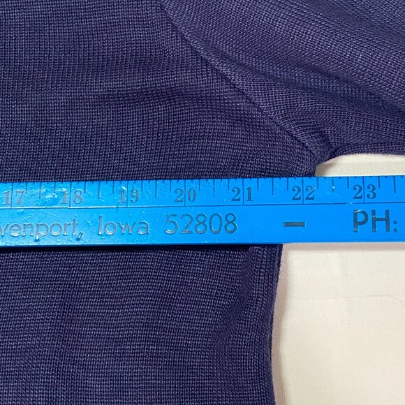 J.G. Hook Women's Navy Blue Striped Sweater Tunic  Fisherman Aesthetic Nautical - Picture 5 of 6